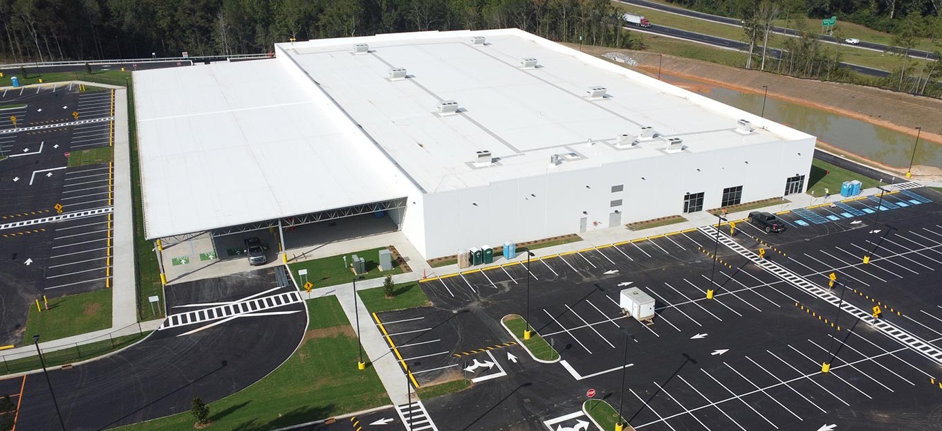 Concrete Structures GC Completes Work on New Distribution Center In Hattiesburg, MS - Featured Image